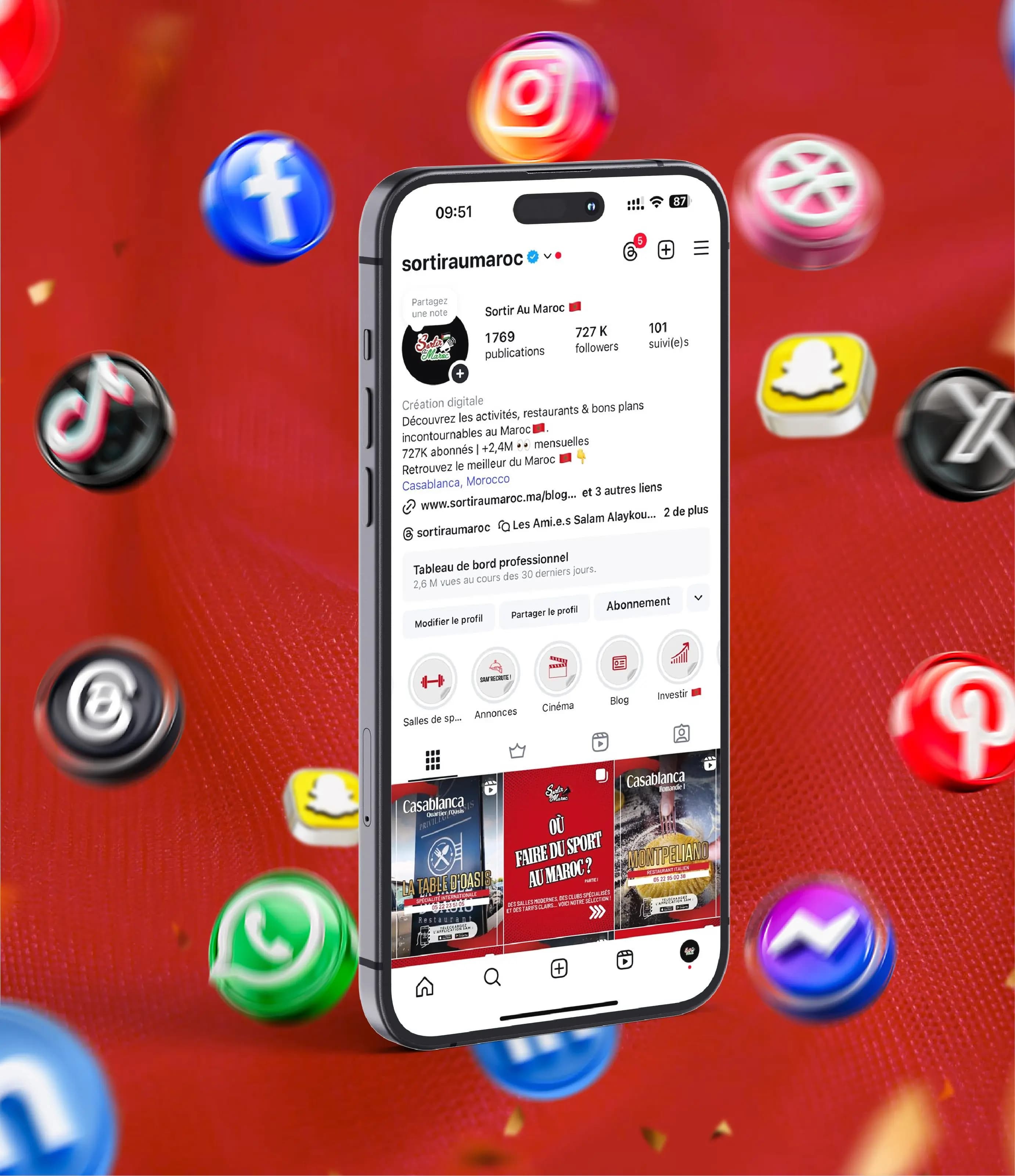 Boostez votre visibilité sur Sortir Au Maroc